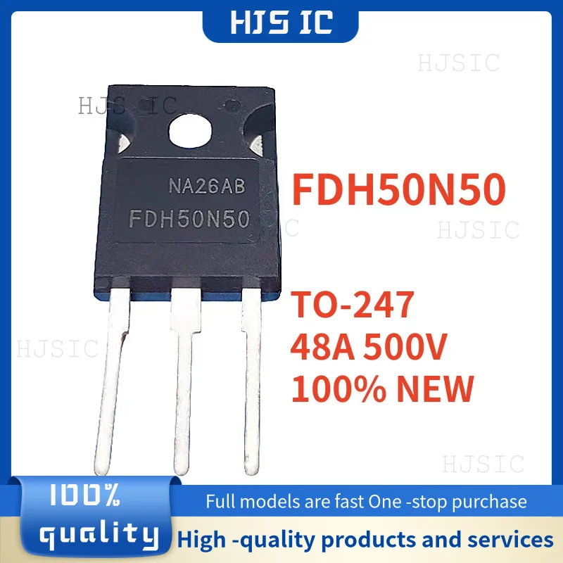 

5 шт.-20 шт. 100% новый FDH50N50 TO247 50N50 линейный TO-247 48A 500 В переключатель источника питания MOSFET