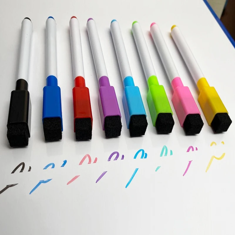 

Whiteboard Marker Pen Dry Erase Markers With Eraser Cap For Office School Stationery Magnetic White Board Markers Pen Dry Erase