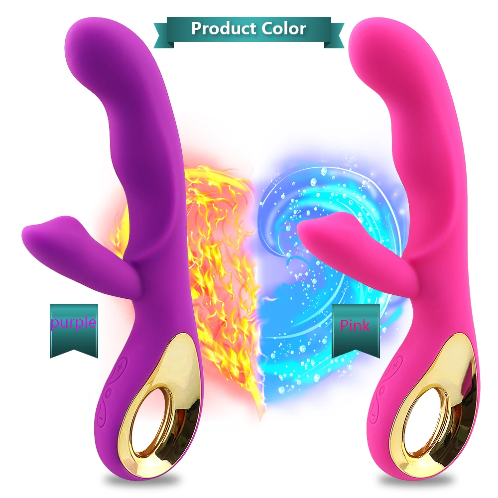 G Spot Rabbit Vibrator for Women Orgasm Dildo Adult Sex Toys USB Charging Powerful Masturbation Clitoris Stimulator Waterproof - Image 6