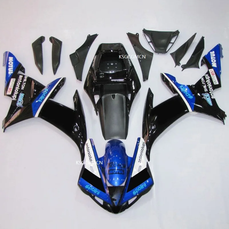 OH - Top-rated Motorcycle Fairing kit for YAMAHA YZFR1 02 03 YZF R1 2002 2003 YZF1000 yzfr1 ABS Blue black Fairings set