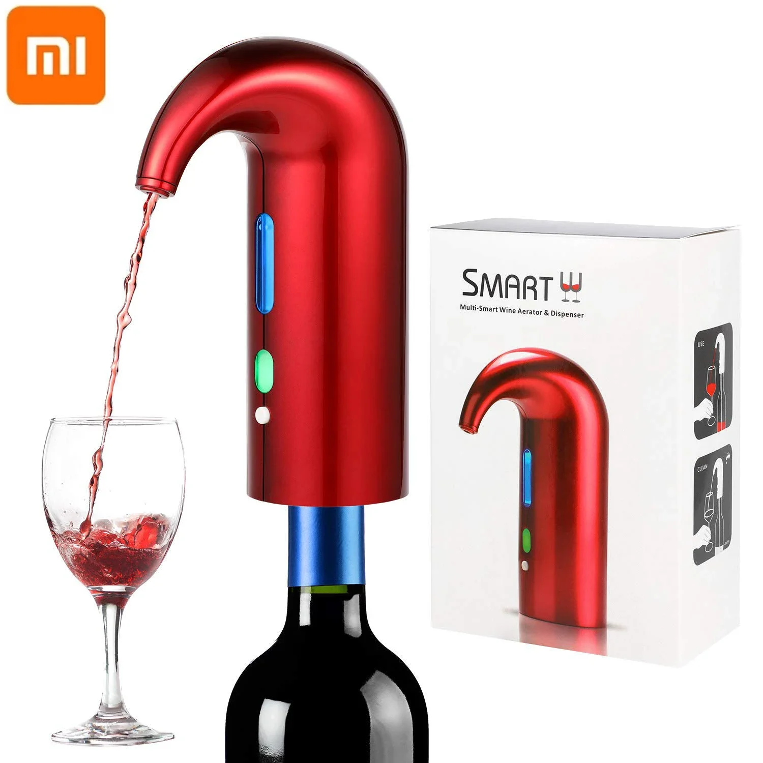 

Xiaomi Electric Wine Aerator Portable Pourer Dispenser Pump - One-Touch Automatic USB Rechargeable