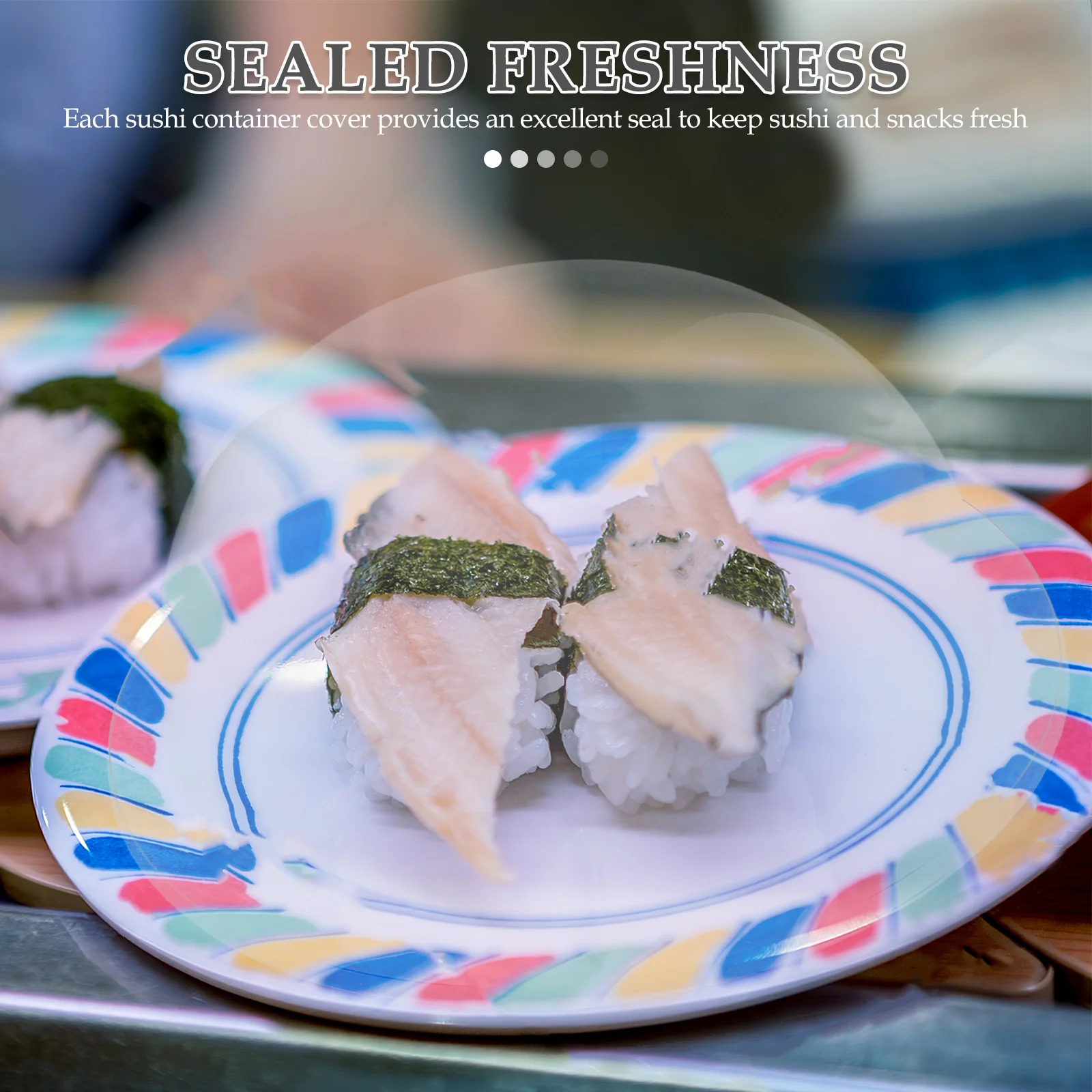 

Rotating Sushi Plate 30Cm Diameter Lazy Susan Serving Tray Kitchen Dining Table Rotatable Dish for Family Party Buffet