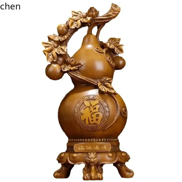 b11-7.2 Continuous Gourd Resin Wine Cabinet Ornament High-end Niche Antique New Home Housewarming Gift Supplies