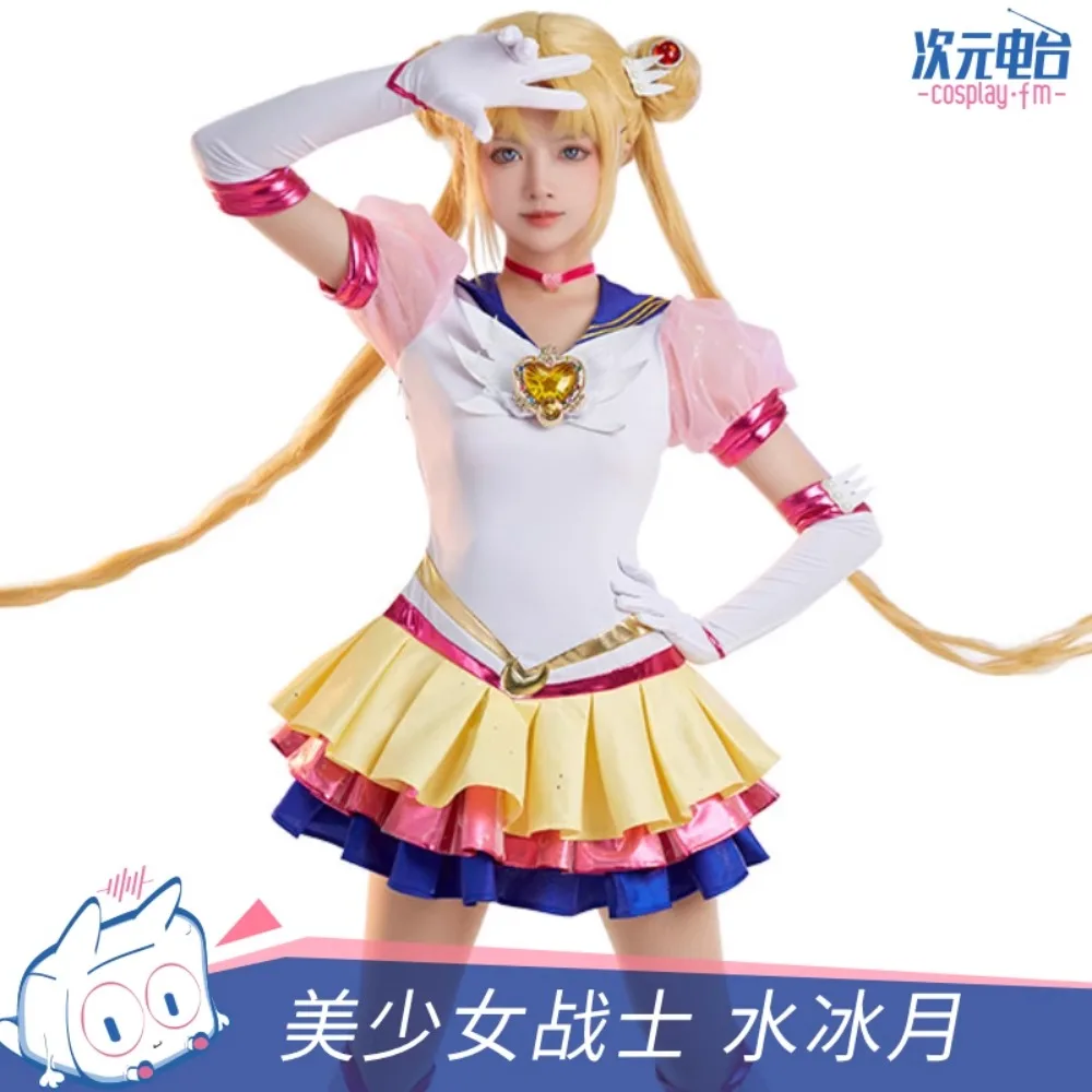 SAILOR MOON Tsukino Usagi Cosplay Costume 30th Anniversary Combat Suit Woman Christmas Cosplay Dress