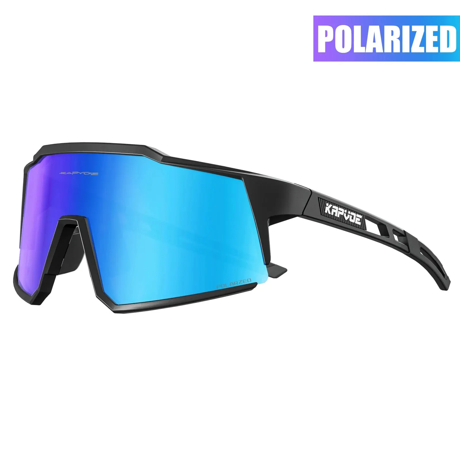 Kapvoe Fietsbril Gepolariseerde MTB Racefiets Bril UV400 Bescherming Zonnebril Ultra Lichte Sport Brillen Apparatuur