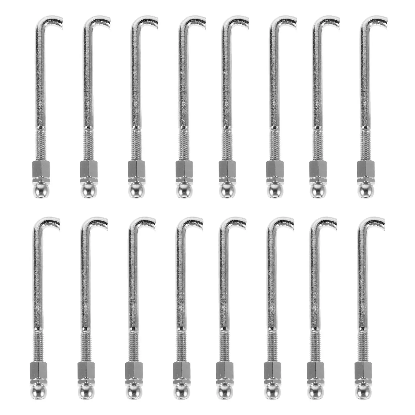 48 PCS Banjo Hook Nut Instrument Parts and Accessories Piece Set Metal Musical Bolt Adjustable Hooks