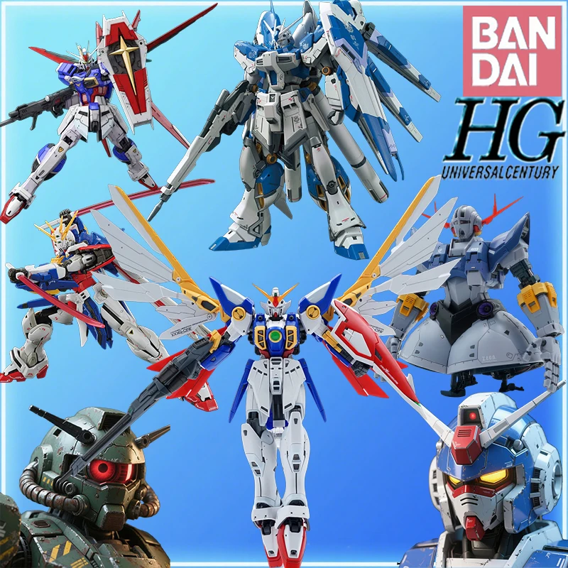 

Bandai Original RG Regular Edition 26 Johnny Ridden Zaku I, 27 Banshee Norn, 28 Tallgeese EW, 29 Sazabi Assembly Toys Gifts