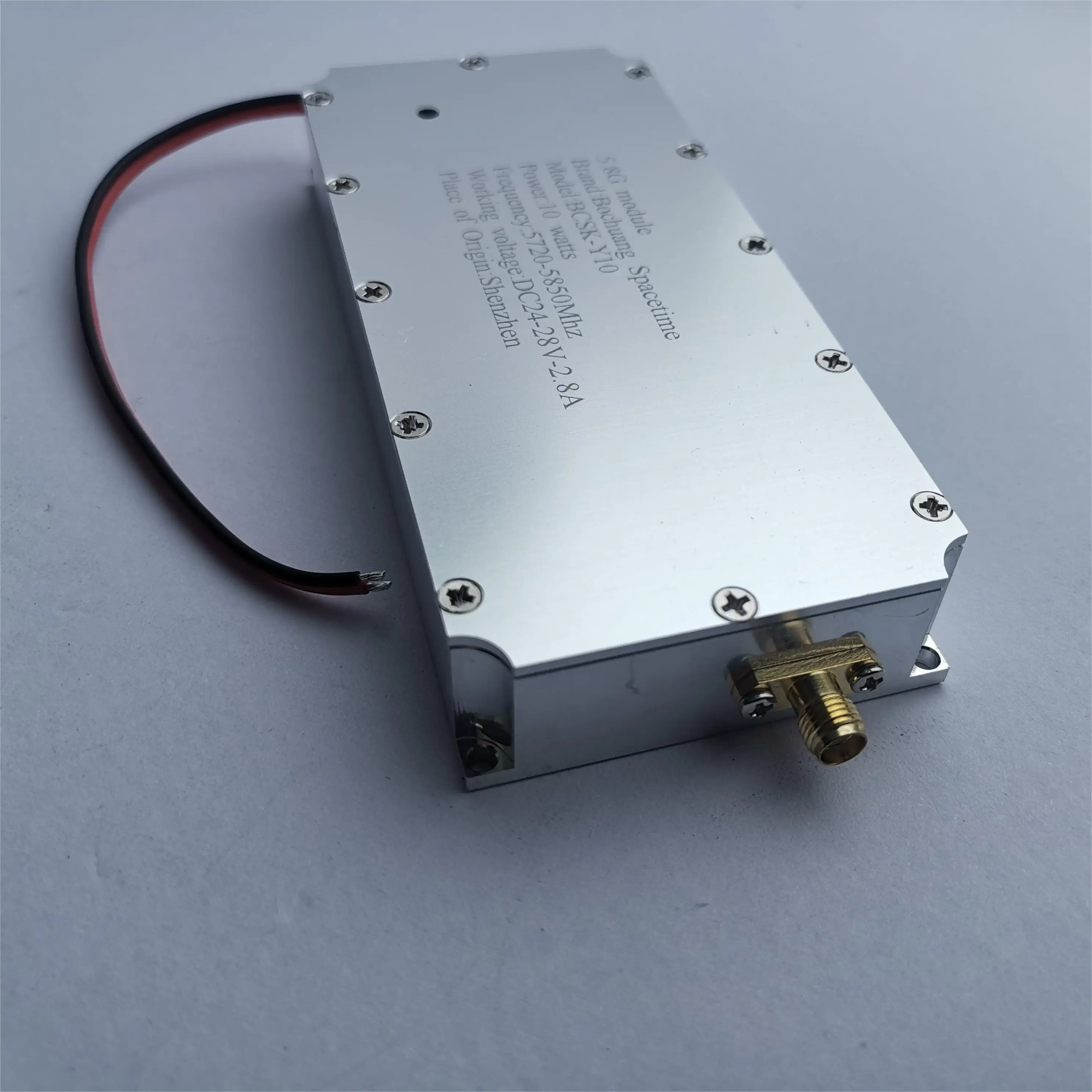 BCSK-Y10 RF power amplification module 50W high-power anti drone countermeasure equipment 5720-5850MHz bandwidth module