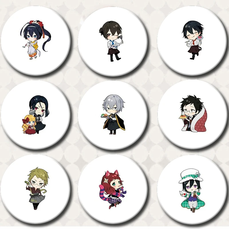 

Bungo Stray Dogs Brooches Cartoon Figure Cosplay Badge Handmade Anime Lapel Pins DIY Backpack Clothes Jewelry Accessory Gift