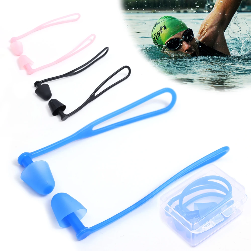 Tappi per le orecchie da nuoto in Silicone tappi per le orecchie accessori per piscina accessori per sport acquatici tappi per le orecchie