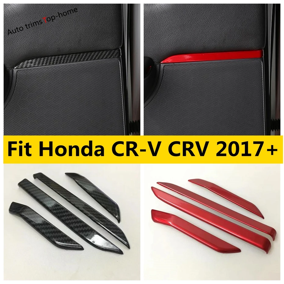 

Inner Door Stereo Speaker Loudspeaker Decoration Strips Cover Trim Fit For Honda CR-V CRV 2017 2018 2019 2020 Car Accessories