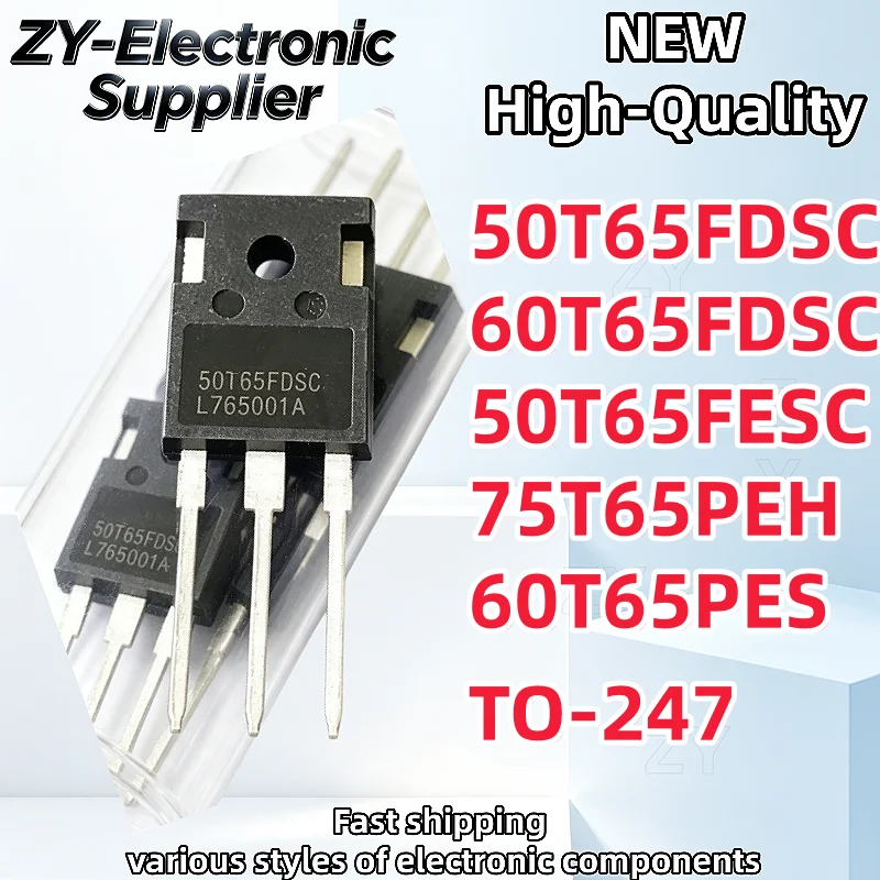 【5PCS】MBQ50T65FESC 50T65FESC MBQ60T65PESTH 60T65PES MBQ60T65FDSCTH 60T65FDSC MBQ75T65PEHTH 75T65PEH MBQ50T65FDSC 50T65FDSC TO247