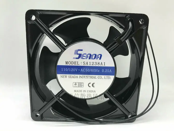 

SEADA SA1238A1 110V 0.25A 12038 12cm 2-wire cabinet cooling fan