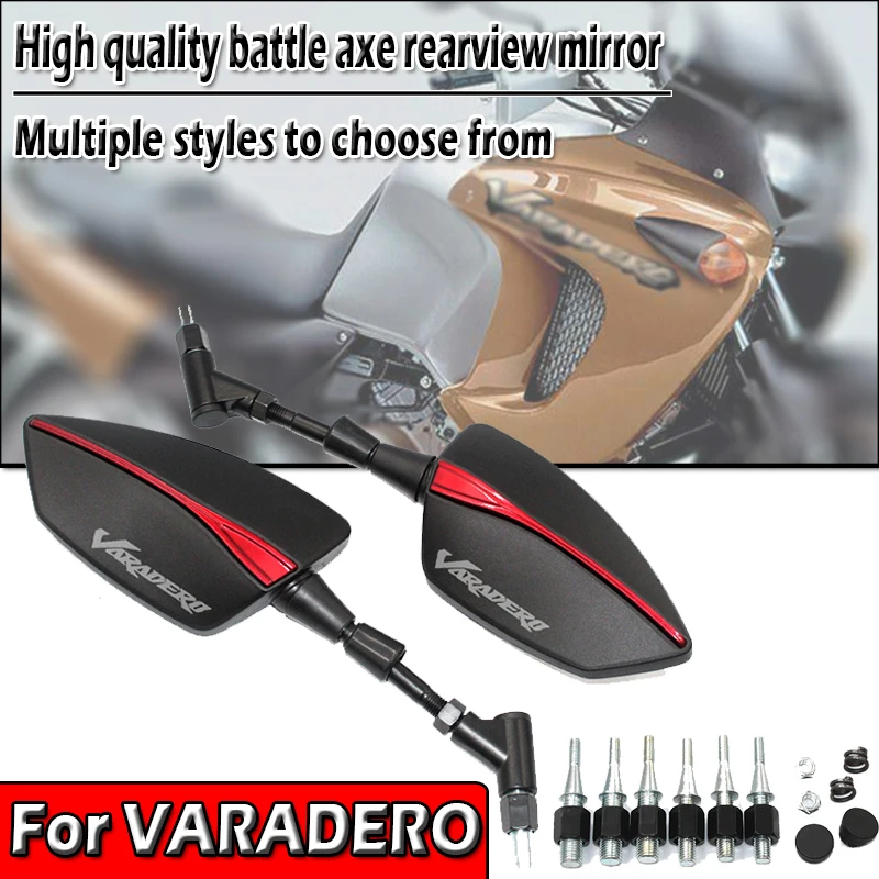 For Varadero VARADERO125 VARADERO1000 8/10mm Universal Adjustabale Rearview Rear View Mirrors Side Mirror
