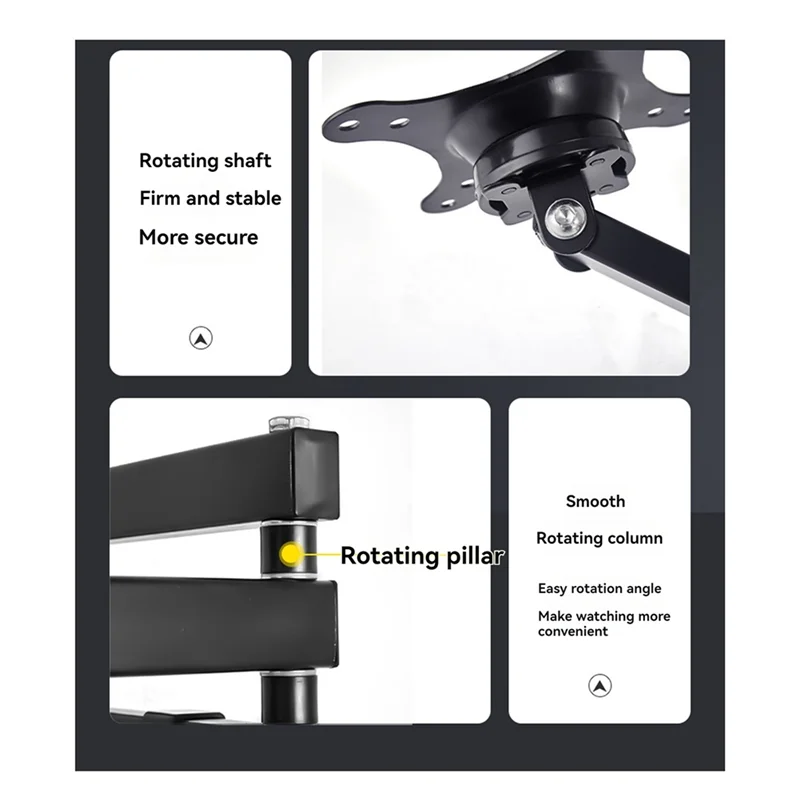 

High Quality-Monitor Wall Mount Monitor Mounts Adjustable Screen Bracket For 14-32Inches Adjustable TV Screen Holder TV Frame