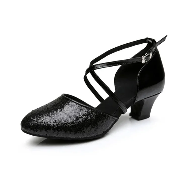 Scarpe da ballo all'ingrosso per le donne Latino Ballroom Tango Salsa latina scarpe da ballo Close Toe tacchi da donna 5.5cm scarpe da ballo moderne