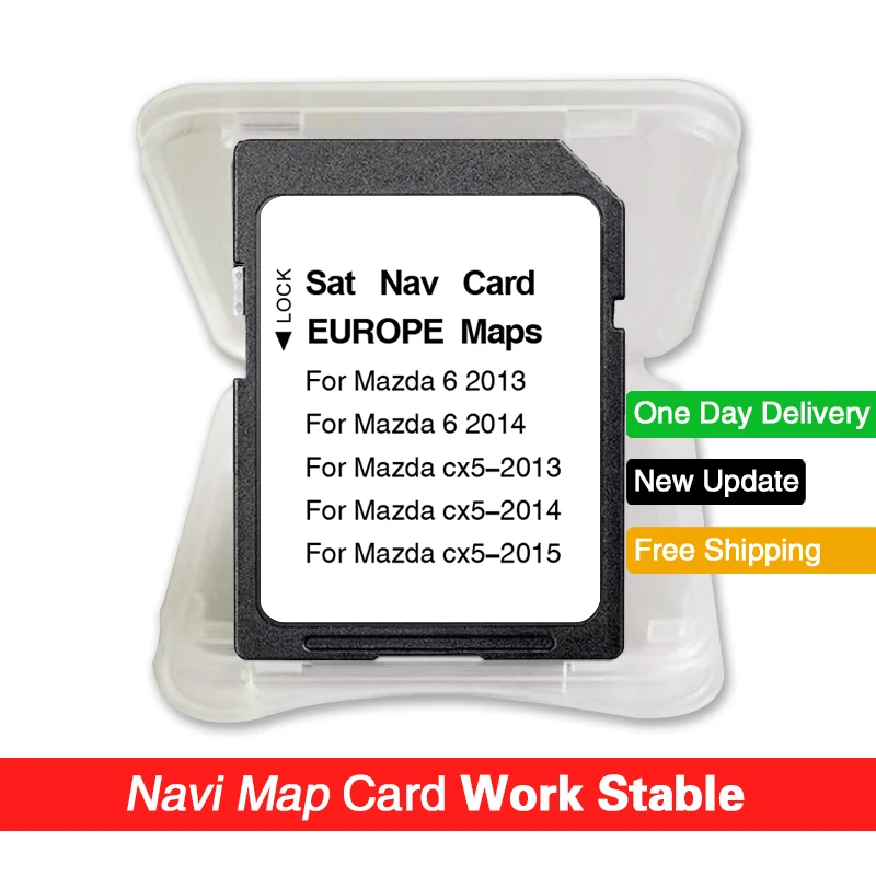 

Latest Sat Navi SD Card 2025 for Mazda 6 CX-5 2013-2015 Car GPS Accessories Update GPS System Navigation
