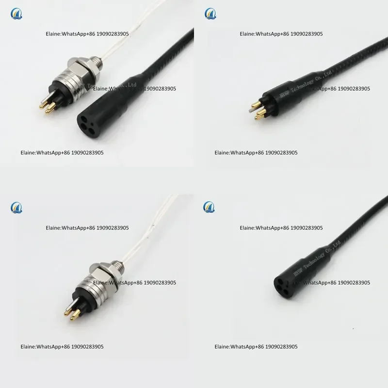 IP69 marine pluggable wet watertight cable MCBH3M MCIL3F 3PIN Subcon bulkhead socket subsea underwater cable connector