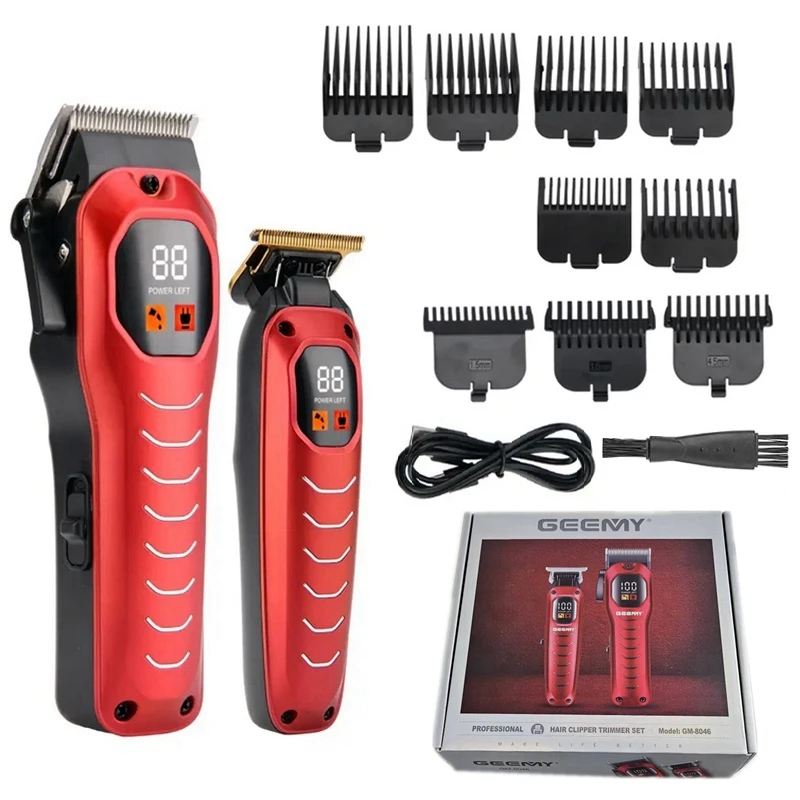 Professional Cordless Hair Clipper Rechargeable Beard & Hair Trimmer For Men Electric Hair cutting Machine