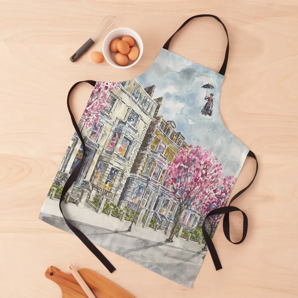 

Mary Poppins Apron Kitchen Apras For Women painting Kitchen accessories Kitchen Novel Accessories Apron