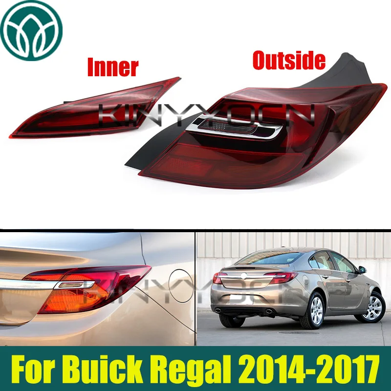 

Rear Bumper Taillight For Buick Regal 2014-2017 Tail Light Signal Lamp Warning Brake Light