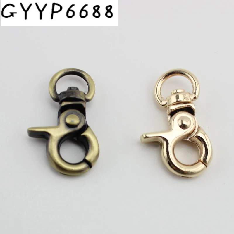 

50pcs 100pc 31*13mm Fashion swivel hooks hardware hook clasp trigger swivel clasp lobster claws snap hook metal