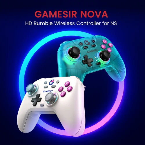 GameSir Nova controlador de interruptor inalámbrico Bluetooth Gamepad efecto Hall Joystick para Nintendo Switch iPhone Android teléfono PC