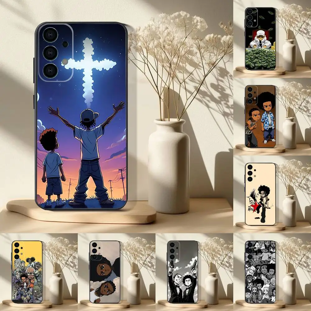 

Cartoon The B-Boondocks tv Phone Case For Samsung S25,S24,S21,S22,S23,S30,Ultra,S20,Plus,Fe,Lite,5G Black Cover