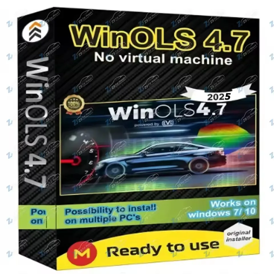 4 في 1 Winols 4.7 مفعل بالكامل + 108GB Damos Windows 7 10 11 بدون افتراضي متعدد اللغات + ECM TITANIUM 1.61 + أداة خدمة IMMO