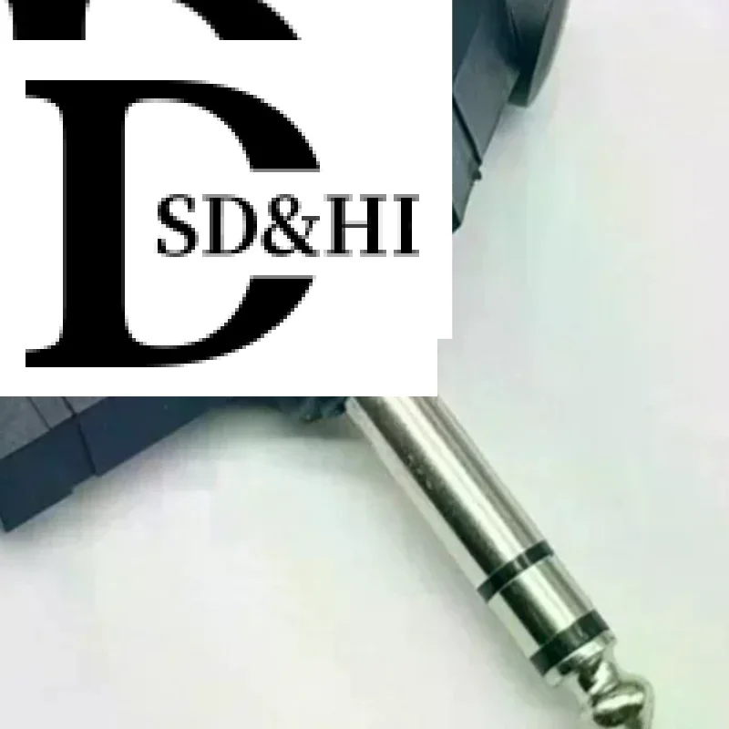 AV Earphone Microphone Audio Adapter 6.35 To 3.5 Plug Converter 6.5 To 3.5 Male To Female Bend 90°
