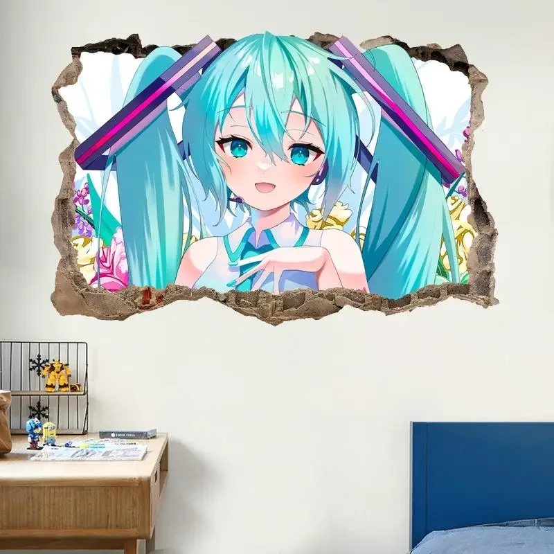 Hatsune Miku Background Cloth Anime Cute Cartoon Photo Photography Kawaii Hanging Cloth Poster Bedroom Decoration Wall Sticker