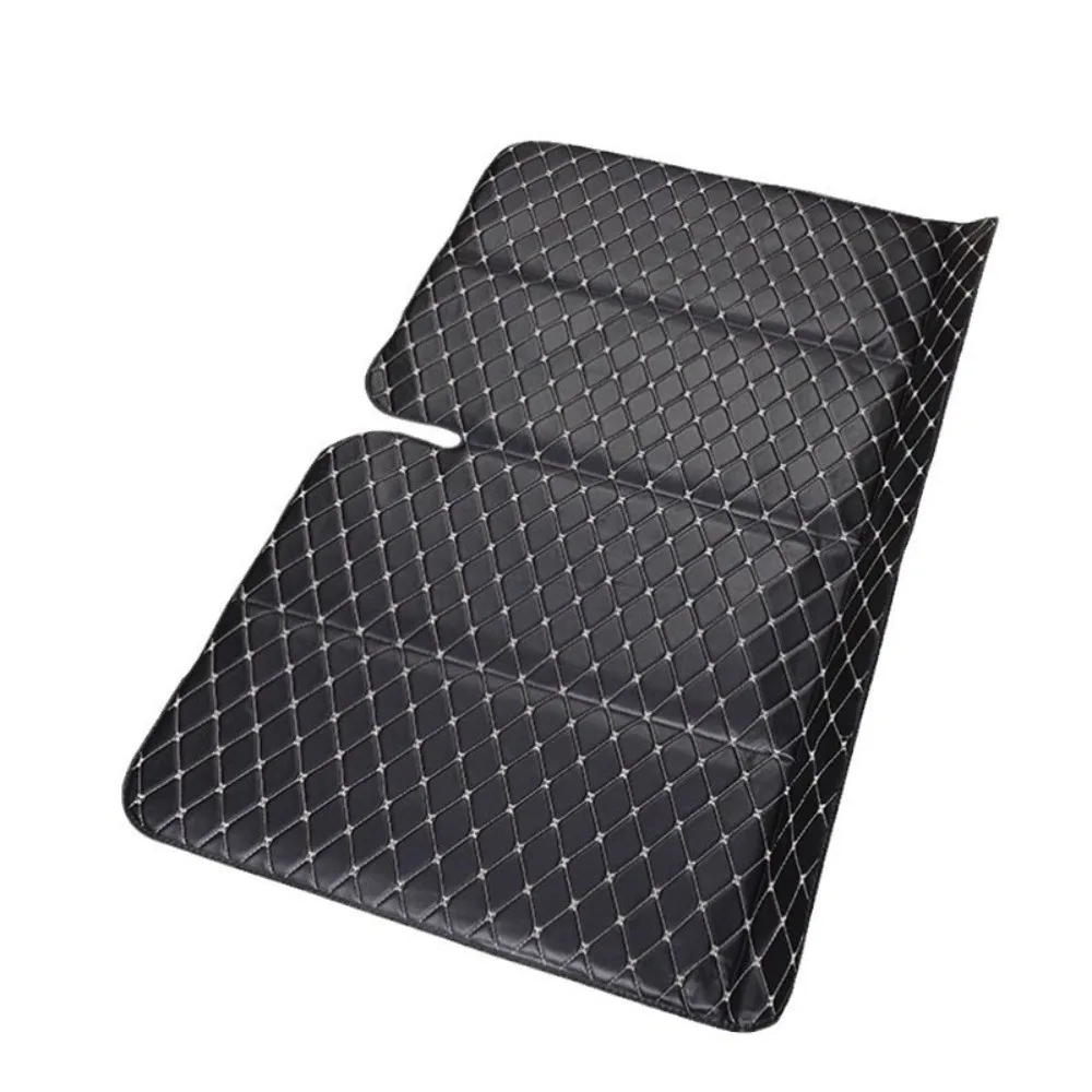 

Universal Car Travel Bed Portable Non-Inflatable Car Travel Sleeping Mattress Folding PU Leather Car Seat Cushion Car Back Seat