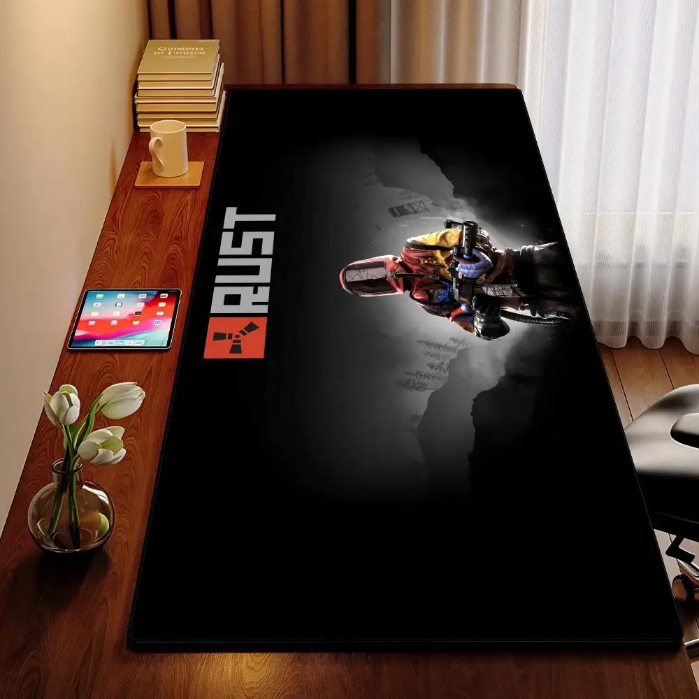 Game R-Rust Mouse Pad XXL Computer Accessories Large Keyboard Laptop Table Pad The New Product Gamer Gaming