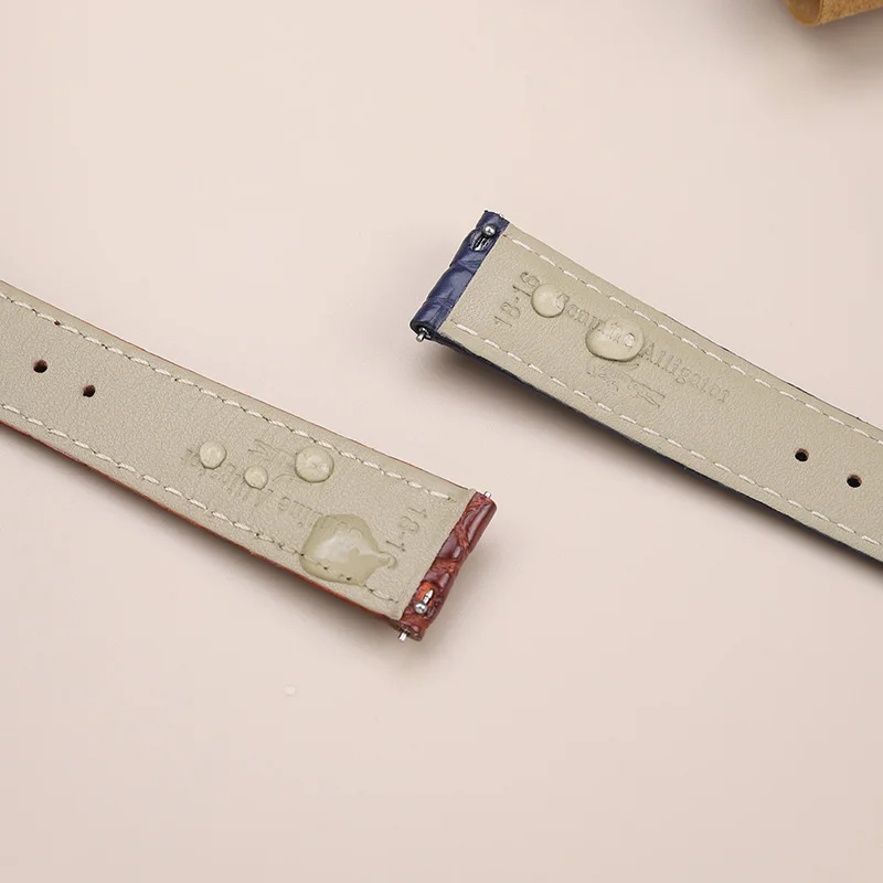 20mm 22mm 23mm Per cinturino in coccodrillo Cartier Carro armato in vera pelle Chiave singola London calibo Bracciale da uomo Nero Marrone blu cinturino