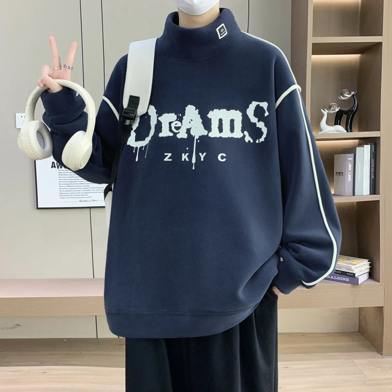 

Весна/осень 2026, новая мужская флисовая куртка, базовый слой, толстовка с флисом, флисовая футболка с длинными рукавами, круглый вырез.