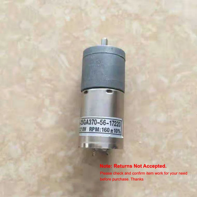 DC 6V 12V 180RPM Slow Speed Large Torque KS-25GA370 Micro Mini 25mm Full Metal Gearbox Gear Motor DIY Robot Car