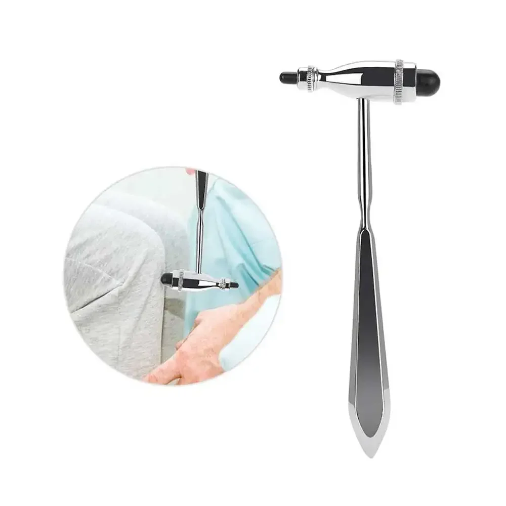 

1Pc Neurological Diagnostic Hammer Muscle Hammer Stretch Response Zinc Alloy Multi-functional Percussion Hammer Health