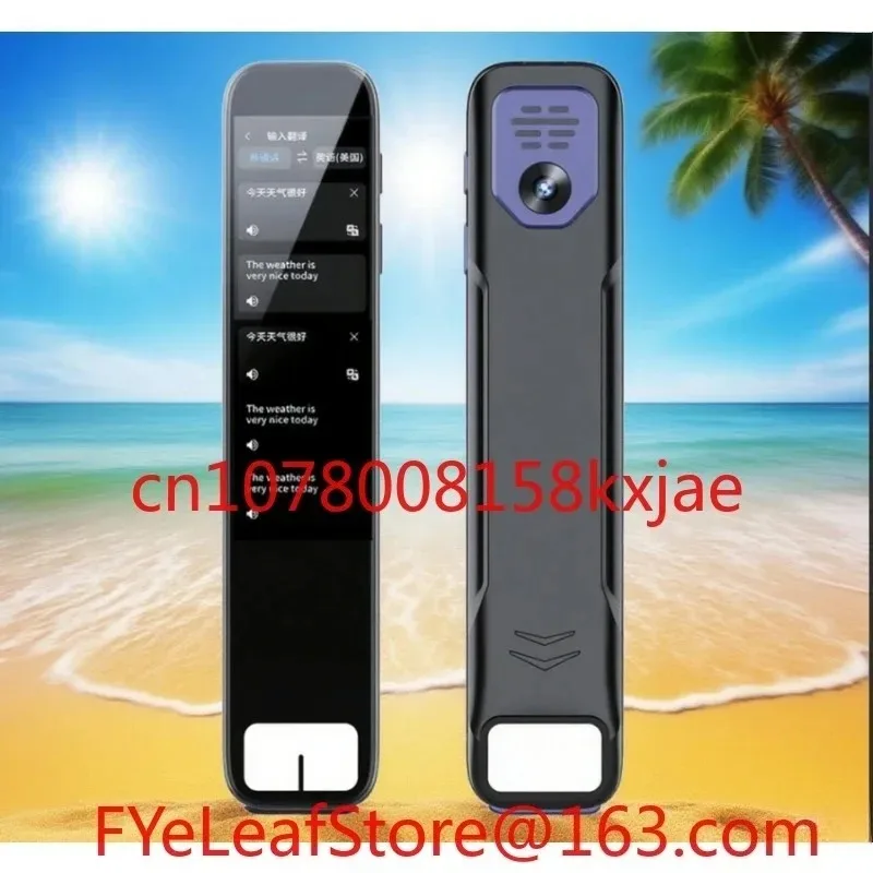 Multi Functional Offline AI Fast Translation Multi Language Pen Supporting  Language Translation Machine Metal texture