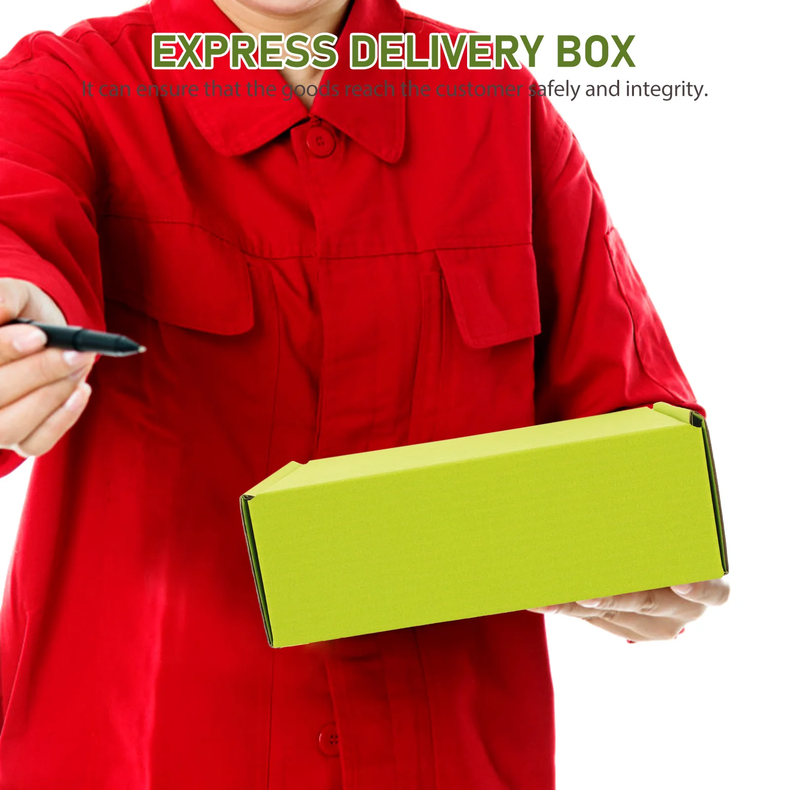 

8Pcs Colorful Corrugated Paper Packing Boxes Strong Compression Delivery Boxes for Clothes Small Items Storage Moving Business