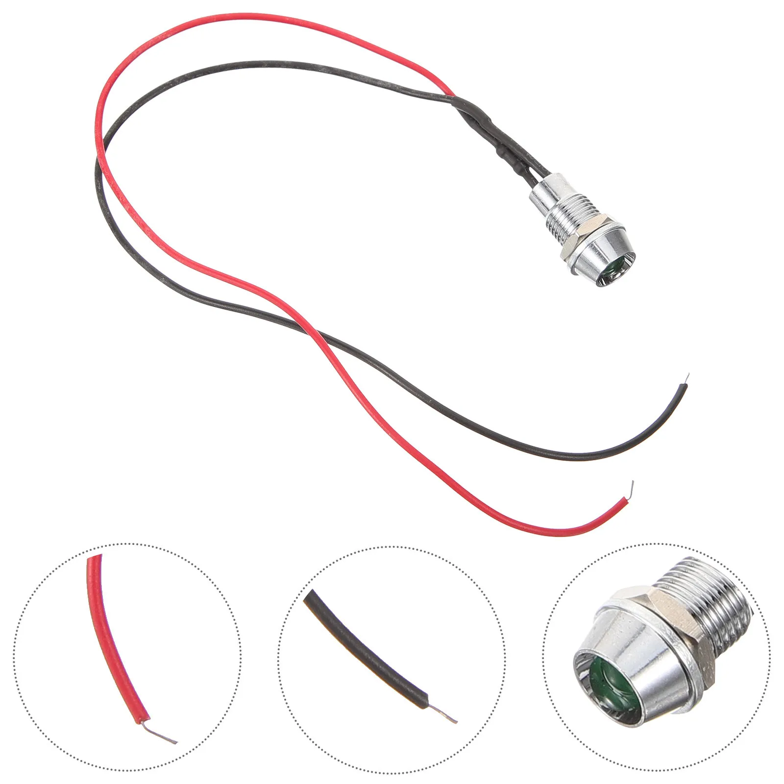 مصابيح LED اتجاهية ساطعة مقاومة للماء، ضوء تحذير لوحة القيادة لقارب السيارة، سهل التركيب، مصباح إشارة LED موفر للطاقة