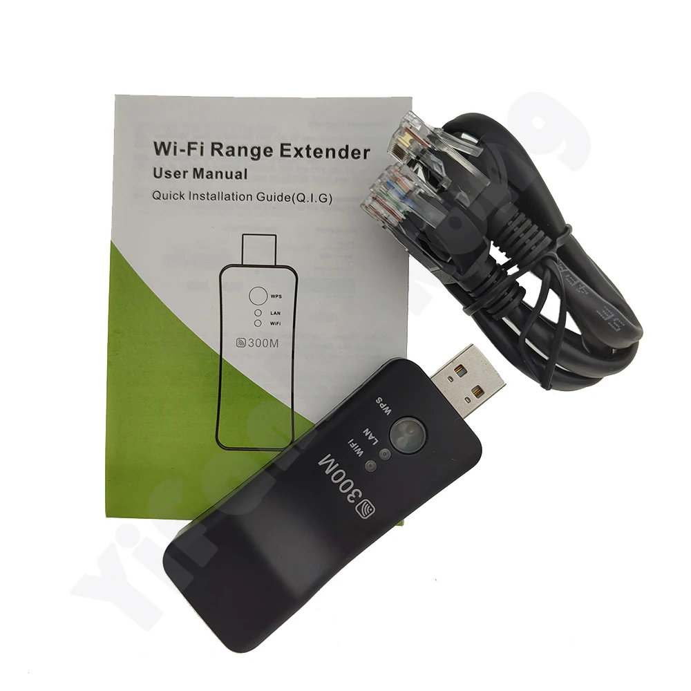 New Universal USB TV WiFi Dongle Adapter 300Mbps Wireless Network Card RJ45 WPS Wifi Repeater For Samsung LG Sony Smart TV