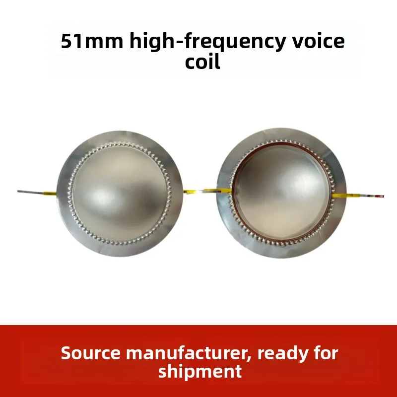 Titanium Diaphragm Tweeter Membrane 51 Core VYOPBC Speaker Parts Round Wire High Quality 10PCS/SET