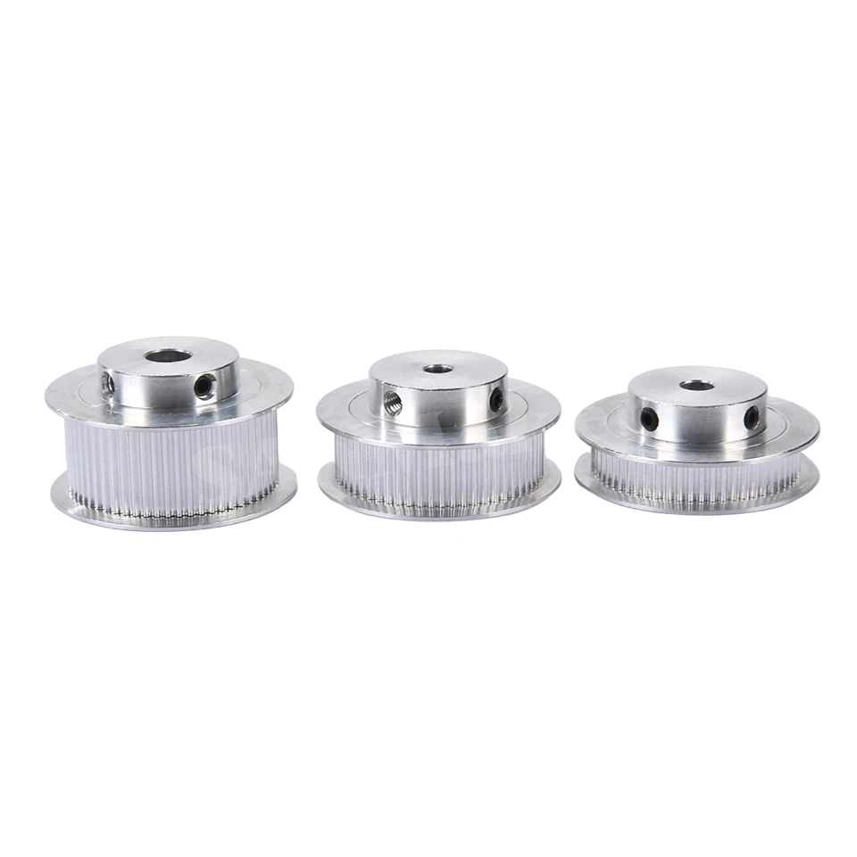 GT2 Timing Pulley 60 Tooth Pulley Wheel Bore 5/6/6.35/8/10/12/14/15mm Aluminum Gear Teeth Width 6/9/10/15mm Part