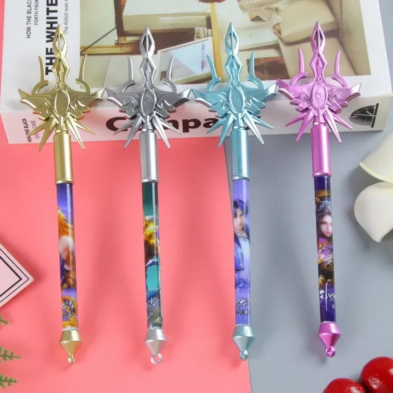 

50 шт., ручка-пистолет в форме оружия, мультяшные студенческие канцелярские принадлежности, приз, подарок, ручка на водной основе, ручка для подписи