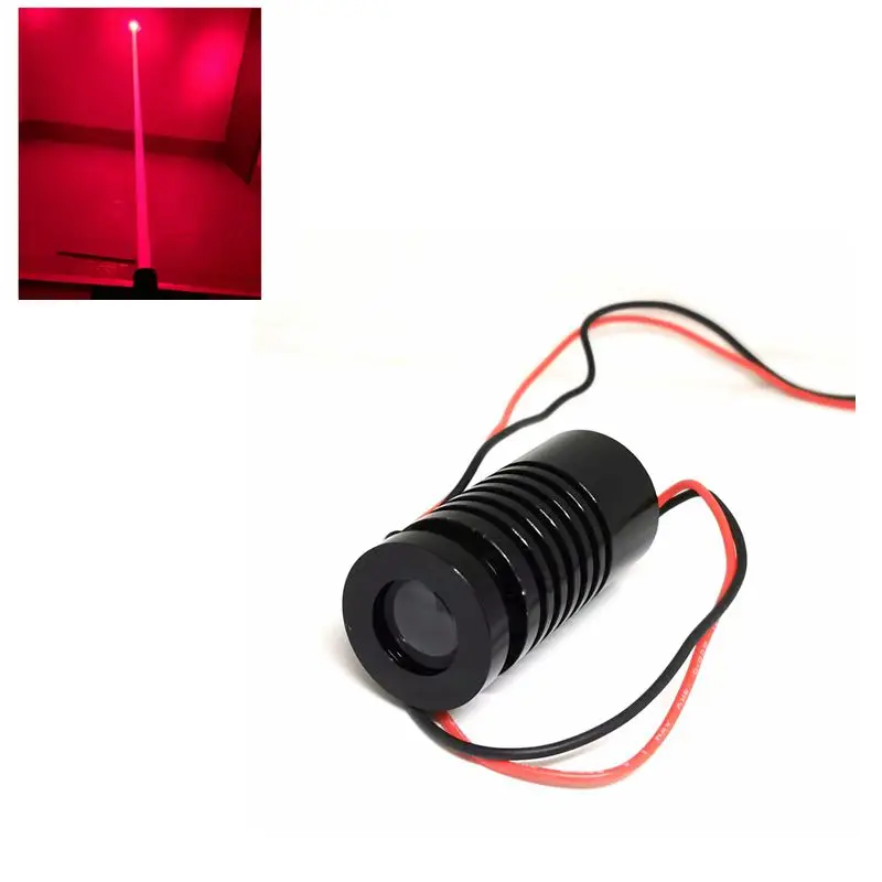 Proyektor Laser DJ, lampu merah sinar lemak 635nm 638nm 100mW, modul Laser proyektor DJ ruang keluar Bar Malam