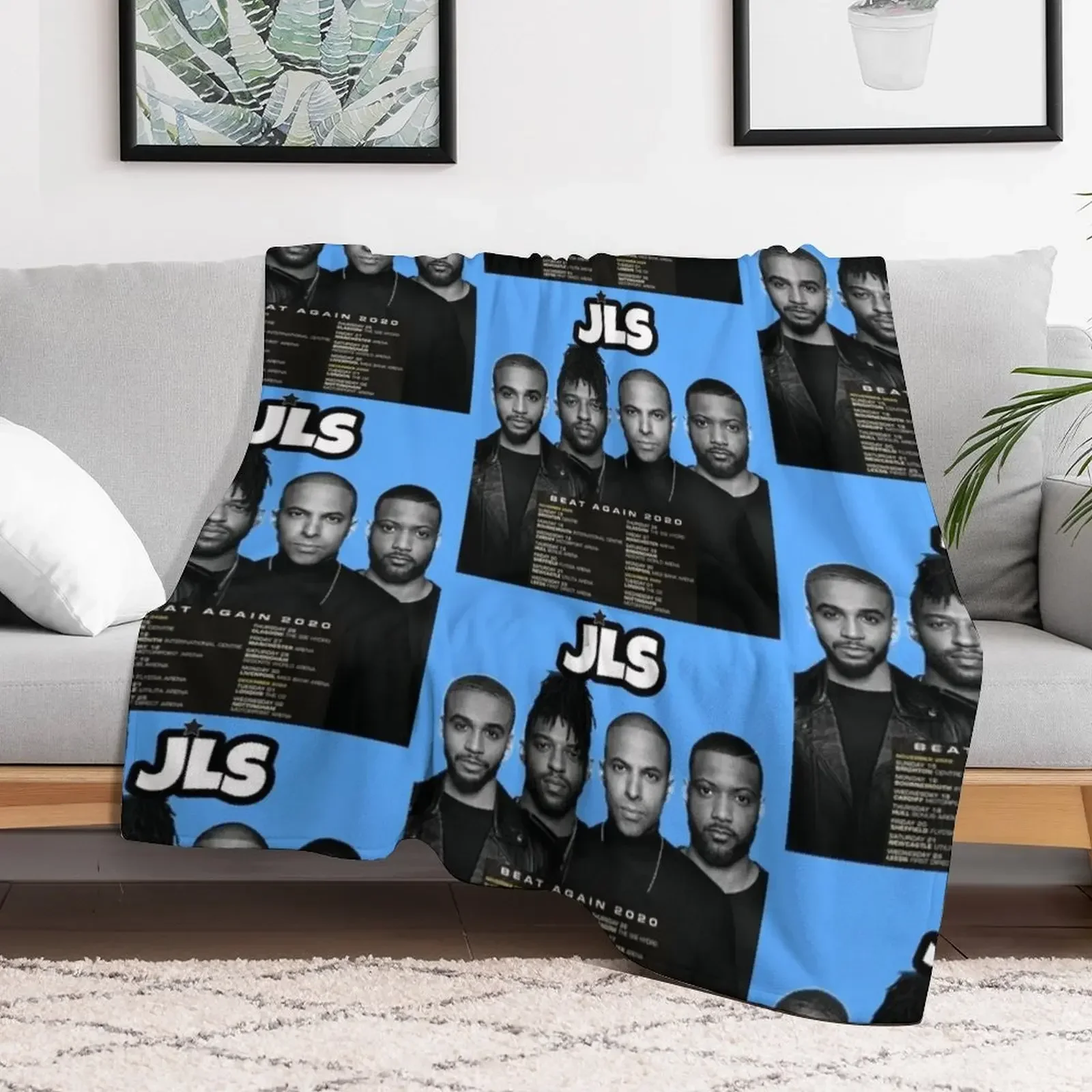 JLS Fan Made Tour Apparel Throw Blanket Summer Beddings Furrys Summer Bed Fashionable Blankets