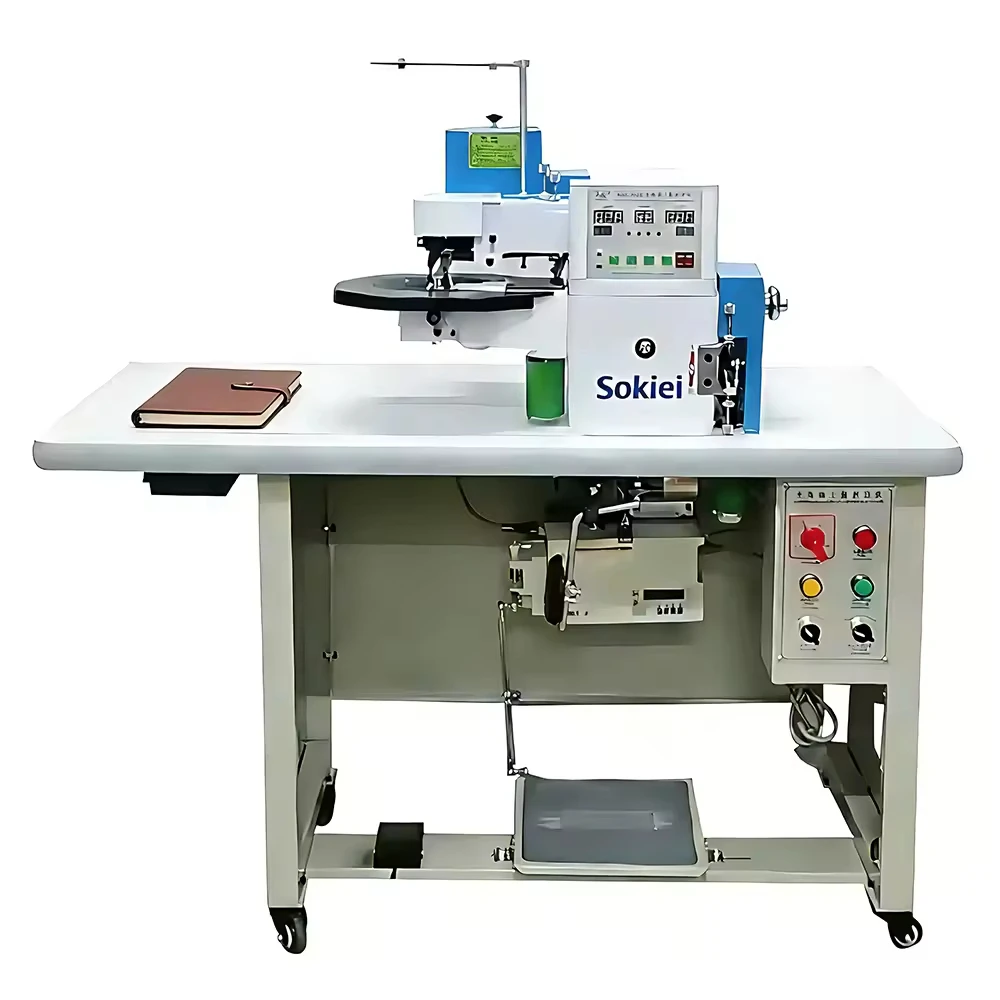 Smart Automatic Edge Folding Machine Gluing System For Leather & Fabric High Precision For Handbags, Notebooks & Shoe