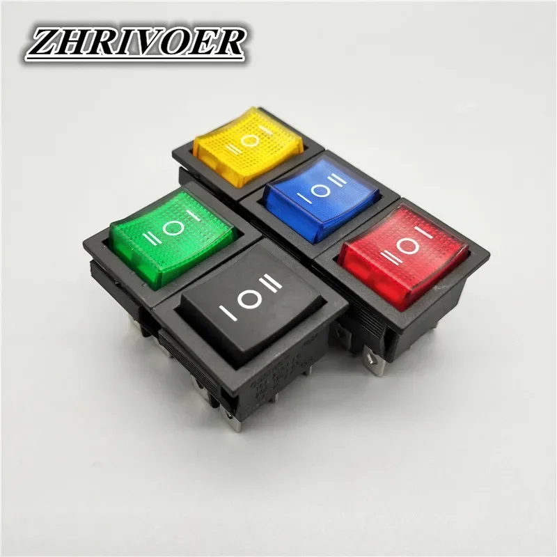 

1 шт. переключатель питания KCD4, переключатель питания ВКЛ-ВЫКЛ, 3 положения, 6, электрическое оборудование с светильник елем света 16 А, 250 В переменного тока/20 А, 125 ва