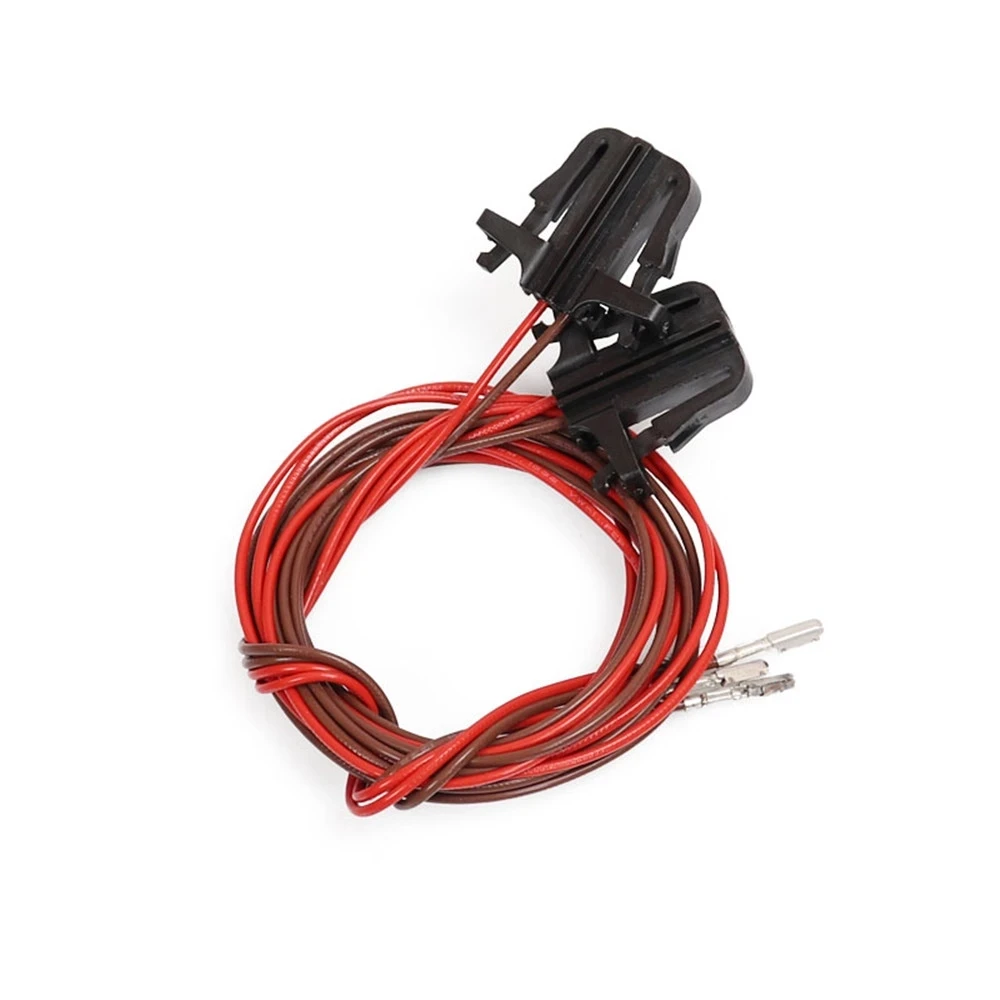 2PCS Front Car Door Light Cable Wires Connector Harness Plug