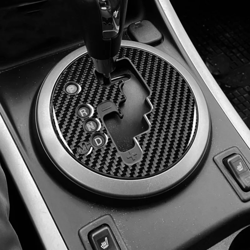 Real Carbon Fiber For Mazda CX-7 2006-2016 Auto Center Console Gear Shifter Trim Stickers Tuning Decor Car Interior Accessories